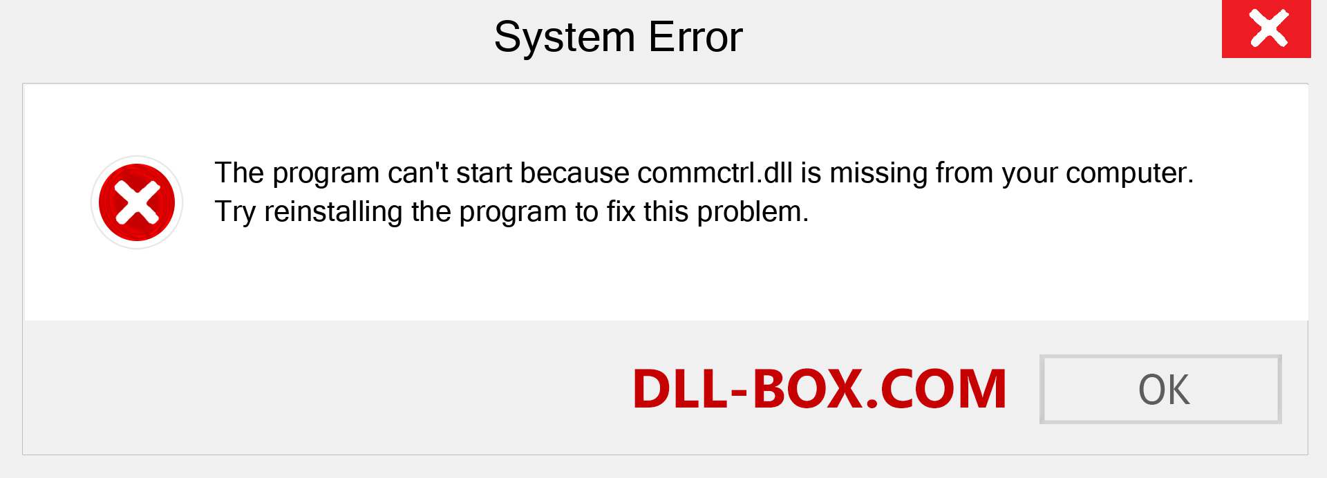  commctrl.dll file is missing?. Download for Windows 7, 8, 10 - Fix  commctrl dll Missing Error on Windows, photos, images